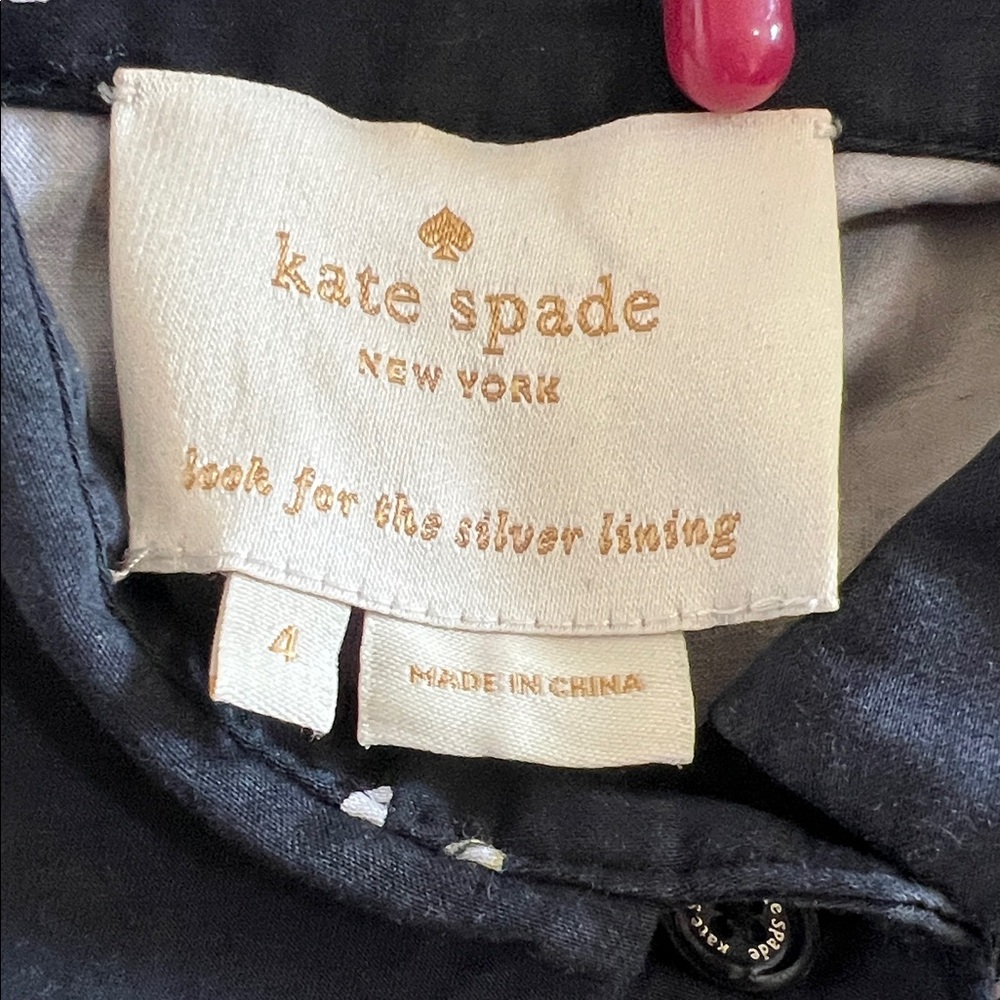 Kate Spade Shirt Dress Daisy Midi Dress Button Down Sz 4 - Picture 8 of 8